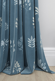 Botanical Velvet, Oceania - Made to Measure Curtains